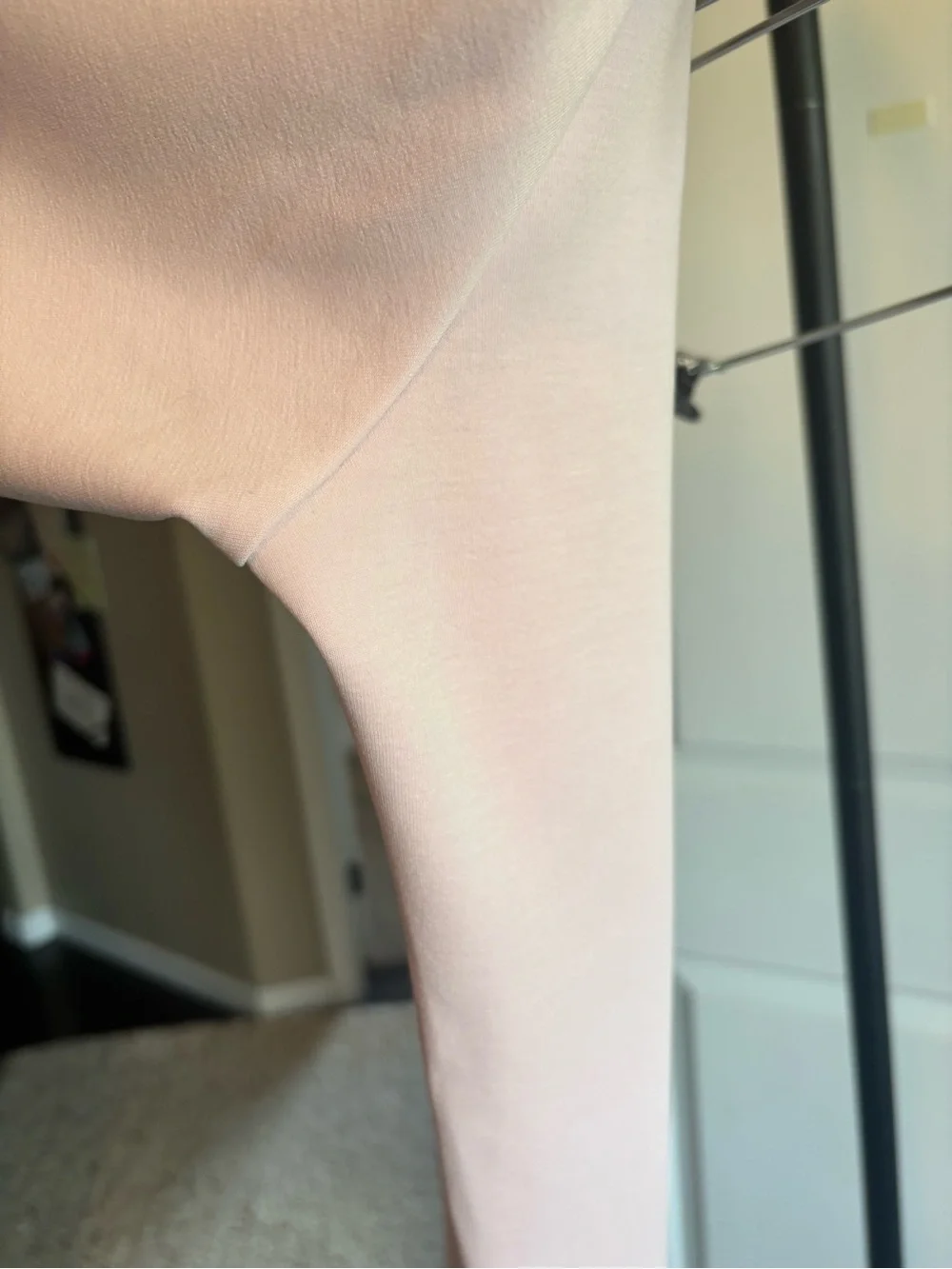 Athleta Light Pink Elastic Waistband Lounge Pants